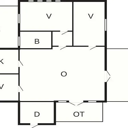بيت للعطل 8 Person In Romo *